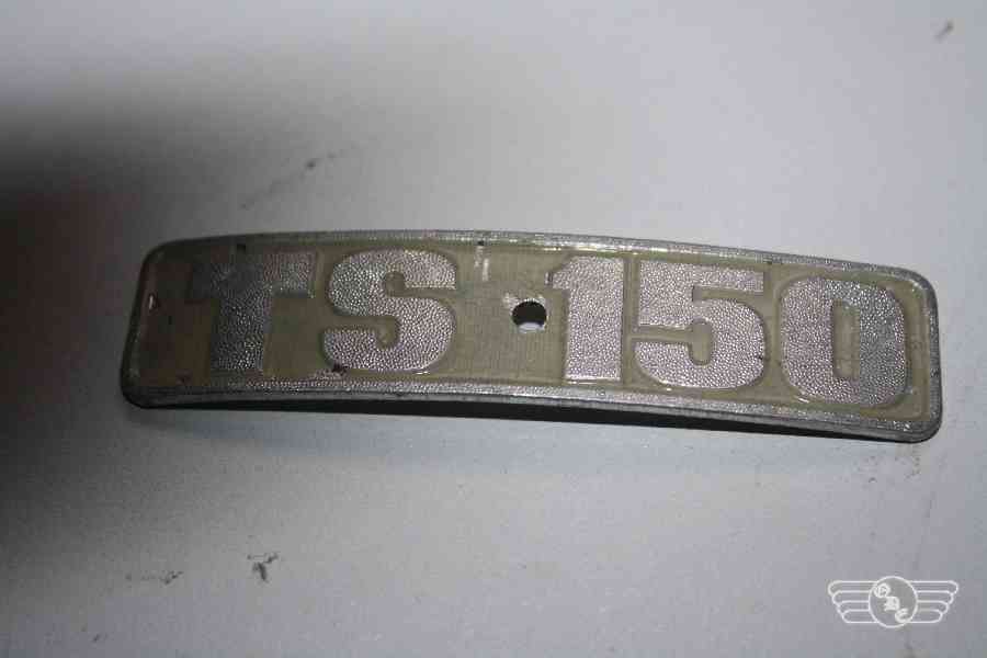 Kotflügelplakette TS 150, NOS